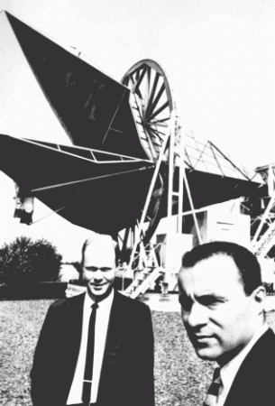 Arno Penzias and Robert Wilson, co-discoverers of the Cosmic Microwave Background Radiation