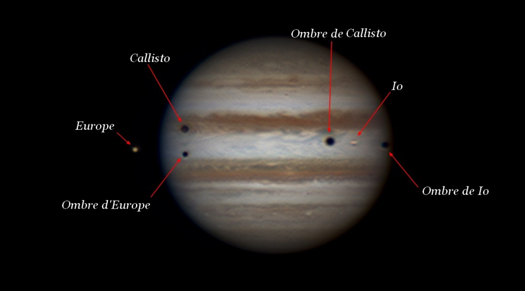 Incroyable triple transit de satellites devant Jupiter