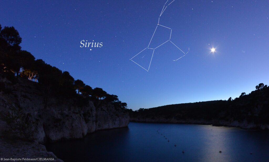 C est le moment d admirer la brillante sirius