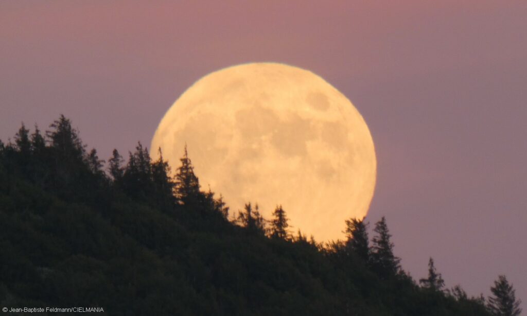 Pleine Lune de juillet depuis le massif du Sancy