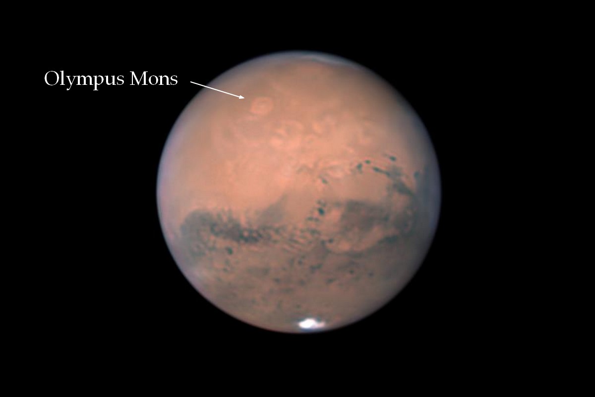 Au plus pr s de la Terre  Mars  nous d voile Olympus Mons