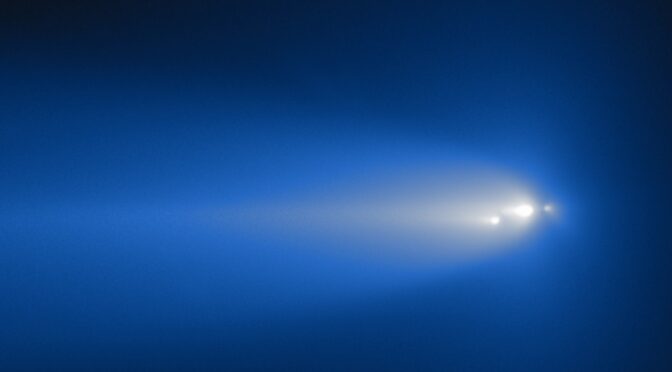 La mort d’une comète saisie par le télescope Gemini Nord