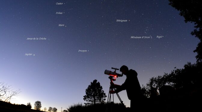 Dernière nuit d’été aux côtés des planètes Mars et Jupiter
