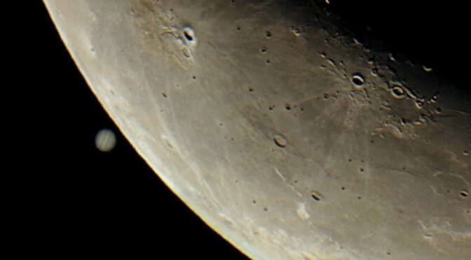 L’occultation de Jupiter, vue de l’Amérique du Nord