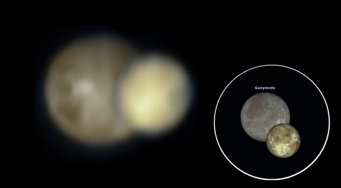 Jupiter : stupéfiant rendez-vous entre les lunes Io et Ganymède