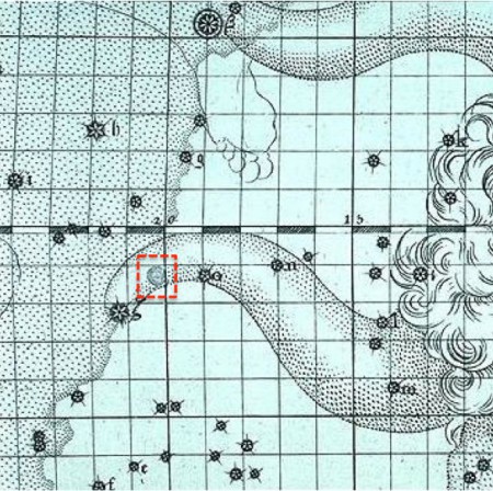 La nébuleuse du Crabe apparâit pour a première fois dans l'atlas céleste publié en 1731 par John Bevis, Uranographia Britannica. Elle est indiquée par une tache pâle au NE de l'étoile Zeta.  