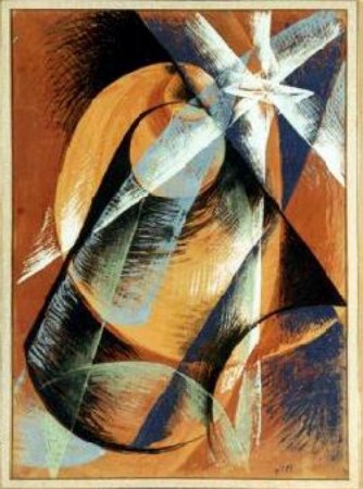 A l'occasion du passage de Mercure devant le Soleil du 7 novembre 1914, le peintre italien Giacomo Balla (1871-1958) a peint la même année ce tableau d'inspiration cubiste, intitulé "Mercure devant le Soleil vue au télescope". 
