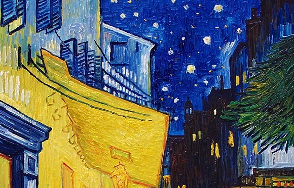 Les Nuits Etoilees De Vincent Van Gogh 1 Terrasse De Cafe A Arles Par Jean Pierre Luminet