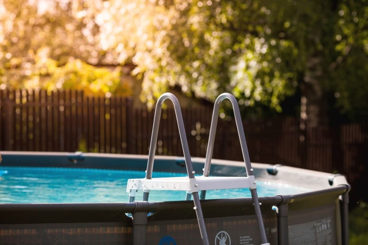 Une piscine démontable
