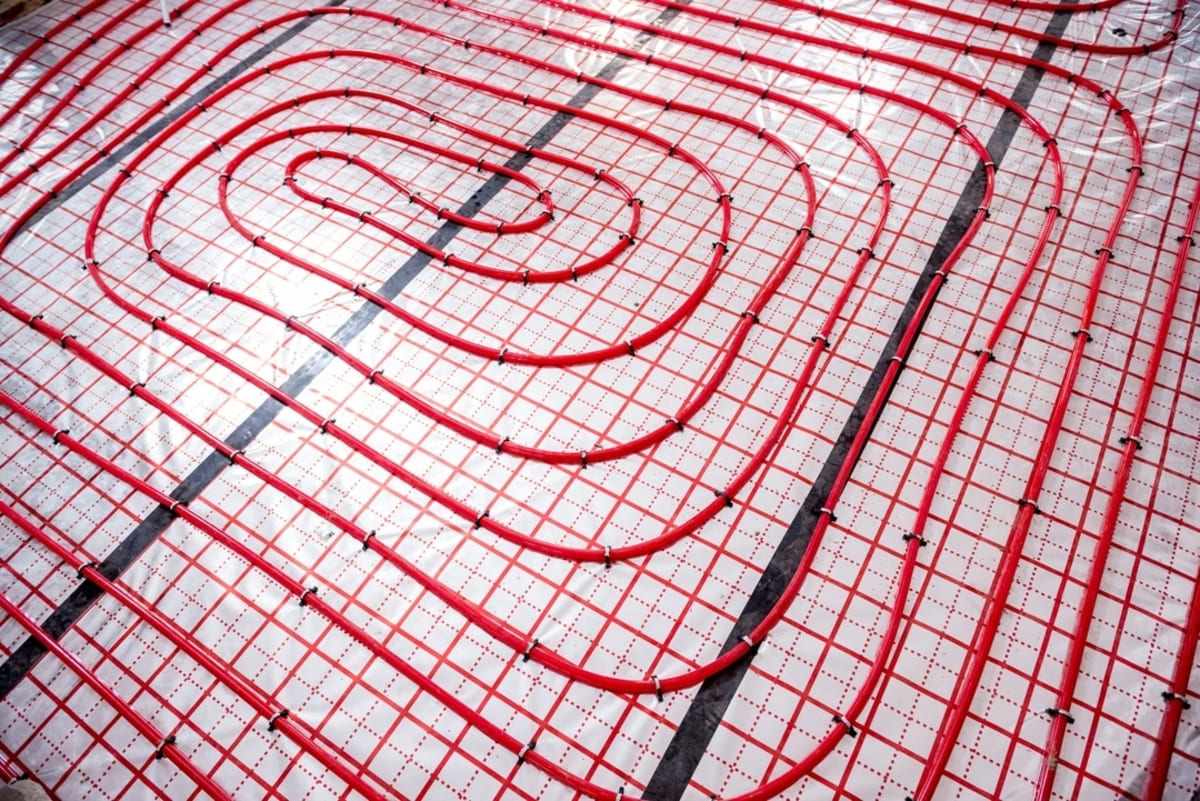 L'installation du plancher chauffant