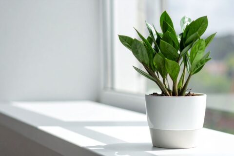 Cette plante presque increvable se contente d’un arrosage par mois