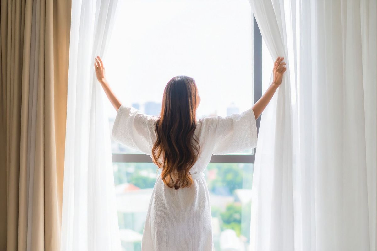 Rideaux contre la chaleur : faut-il les installer dedans ou dehors ?